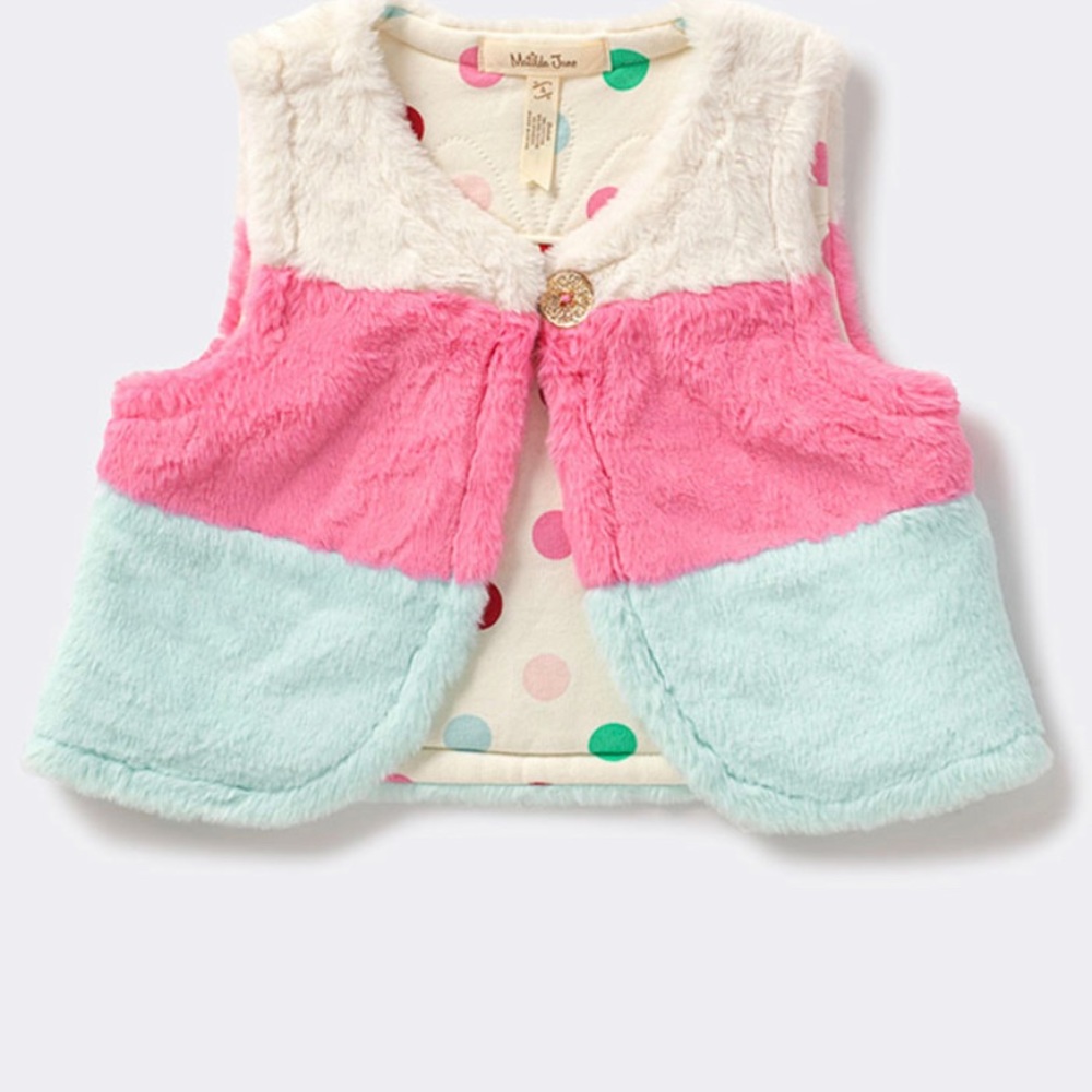 Matilda Jane Gumdrop Lane Vest - Sz 4 NWT